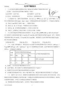 2016016化学平衡综合1