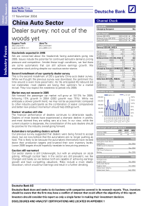 德银：中国汽车行业研究（英文版）
