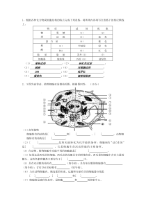 细胞非选择题-中学生物学科网文章中心首页