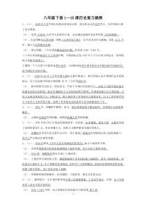 2016年八年级下册历史复习资料