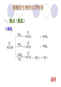 羧酸衍生物的化学性质