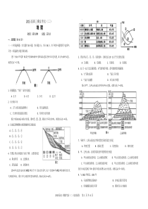 2015届高三模拟考试(二)地理