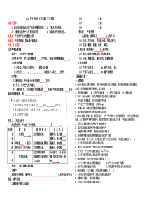 2015年中考物理《声现象》复习学案