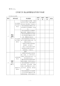 江苏省汽车客运站质量信誉考核评分标准