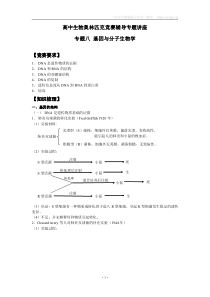 高中生物奥林匹克竞赛辅导专题讲座_专题八_基因与分子生物学