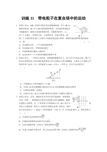 2013年高三物理二轮复习专题训练11