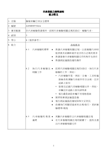 汽车业能力标准说明汽车业能力标准说明汽车业能力标准...