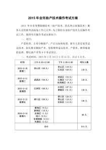 2015操作考试方案(定)