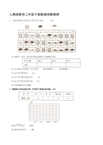 人教版小学二年级下册数学单元测试题-全套