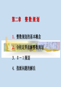 2013参考数学建模常用方法整数规划