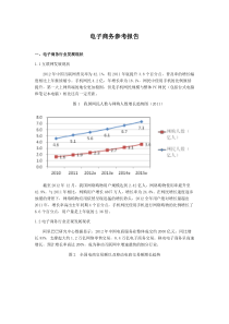 2013年电子商务行业参考报告