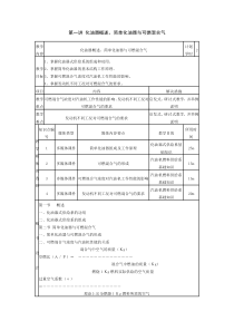 汽车发动机构造及检修教案 第六单元 化油器式供给系