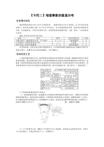 2012年高考地理二轮复习专题辅导资料专题地理事象的垂直分布