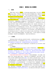 2012总DNA的提取及PCR技术讲义-盖英萍