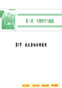 2014-2015学年高二生物人教版选修2课件1-1抗生素的合理使用