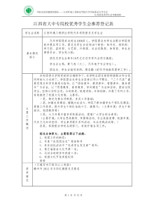 汽车学院学生会先进事迹材料