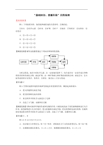 2012高考冲刺复习(文综地)“基础回扣查漏补缺”自然地理