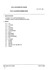 汽车工业科学技术档案分类表