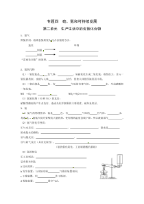 2013-2014学年高一化学苏教版必修一试题4.2生产生活中的含氮化合物知识点自检Word版含解析