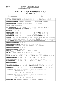 2014年最新-病案首页附页