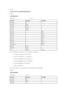 2013会计基础案例分析题库