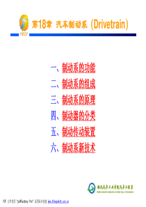 汽车构造 第18章 汽车制动系