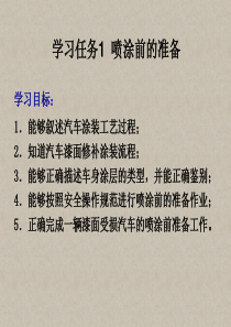 汽车涂装技术喷涂前的准备