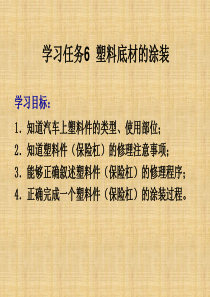 汽车涂装技术塑料底材的涂装