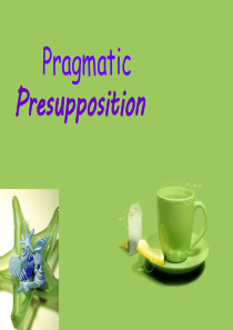 Pragmatic-Presupposition-英文版