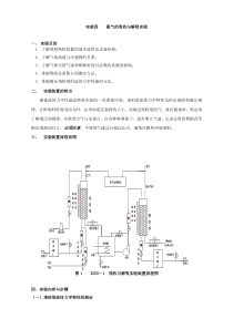 实验四-氨气的吸收与解吸实验