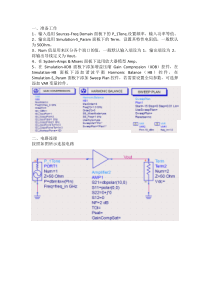 1dB功率压缩点仿真