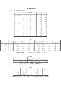 1多元线性回归