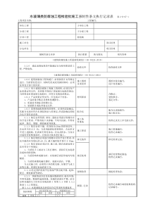 2-B-67-1水玻璃类防腐蚀检验批强条执行记录表