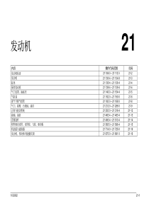 汽车维修工时手册发动机(21-29)部分