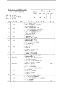 2008级48学时EDA技术教学日历-修订版