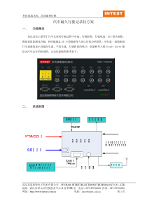 汽车耐久行驶记录仪方案