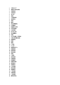 2010交大你细胞生物学考研名词解释