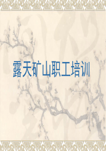 2012年3月1日露天矿山工人培训