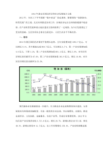 2012年嘉定区国民经济和社会发展统计公报