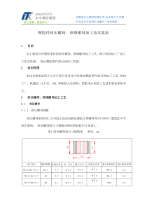 注塑预埋铜螺母技术