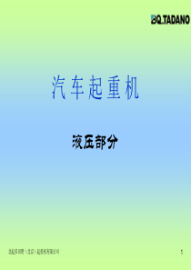 汽车起重机-液压部分