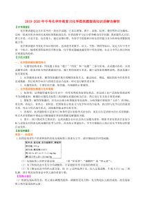 2019-2020年中考化学冲刺复习化学图表题提高知识讲解含解析