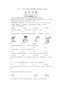 2010青岛中考化学