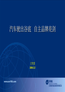 汽车驶出谷底自主品牌亮剑(1)