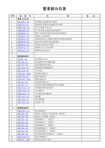 03管系常用标准目录(2011-01-15124204)