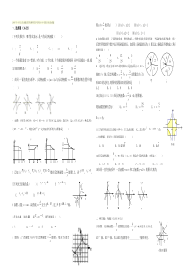 2011年中考数学试题及答案解析四川绵阳市中考数学试卷试题