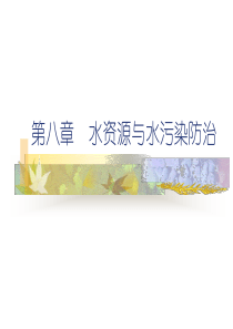 08水资源与水污染防治