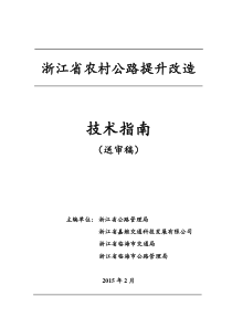0农村公路提升改造技术指南(215)改