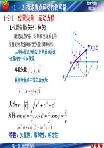 1-2描述质点运动的物理量