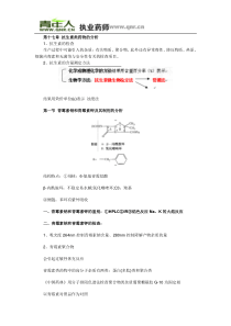 2011年执业药师药学专业知识药物分析部分教材考点(第十七章)